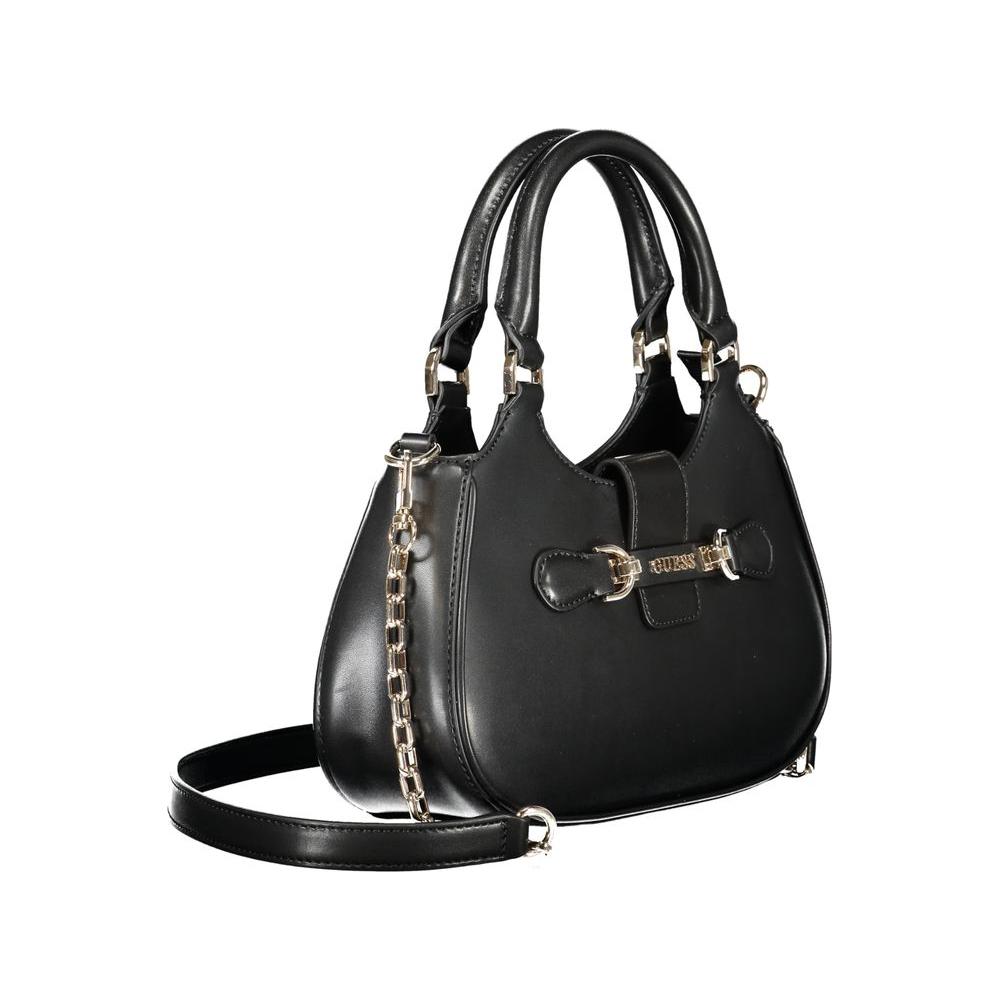 Guess Jeans Black Polyethylene Handbag Guess Jeans