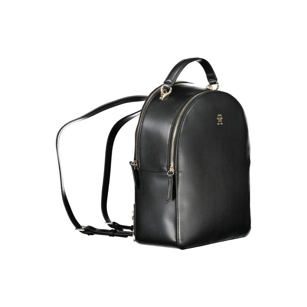 Tommy Hilfiger Black Polyethylene Backpack Tommy Hilfiger