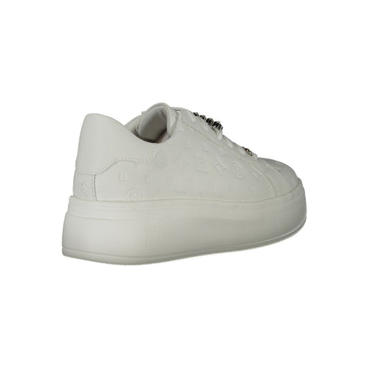 Laura Biagiotti White Polyester Sneaker Laura Biagiotti