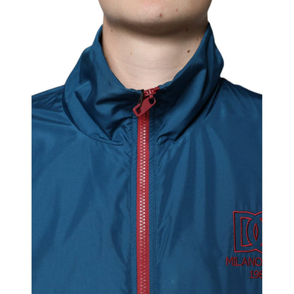 Dolce & Gabbana Multicolor Polyester Full Zip Jacket 1728,67345645728,Bombers - Jackets & Coats - Clothing,Clothing,Dolce & Gabbana,IT56 | XXL,Jackets & Coats - Clothing,Jackets - Men - Clothing,Material: 85% Polyester 15% Nylon,Men,Multicolor,New with ta
