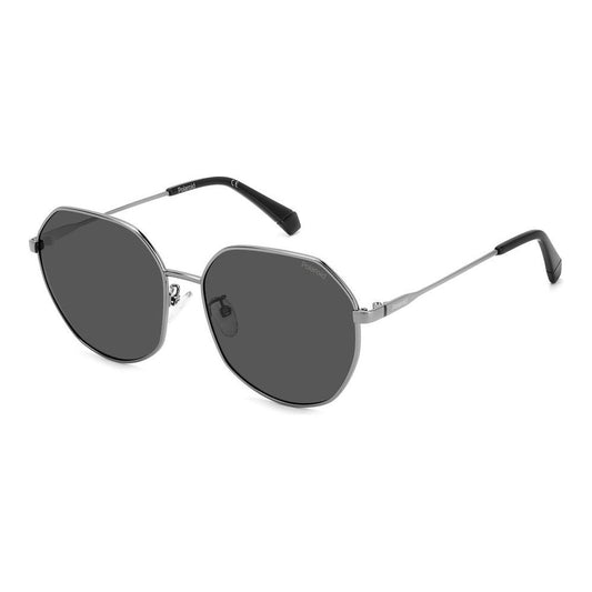 Polaroid Gray Metal Sunglasses Polaroid Dark Slate Gray
