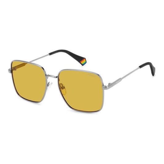 Polaroid Gray Metal Sunglasses Polaroid Dark Khaki