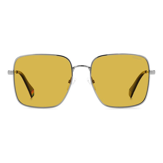 Polaroid Gray Metal Sunglasses Polaroid Dark Khaki