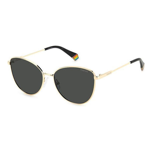 Polaroid Gold Metal Sunglasses Polaroid