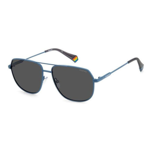 Polaroid Blue Metal Sunglasses Polaroid Dim Gray