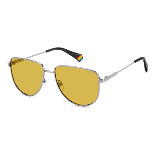 Polaroid Gray Metal Sunglasses Polaroid Dark Khaki