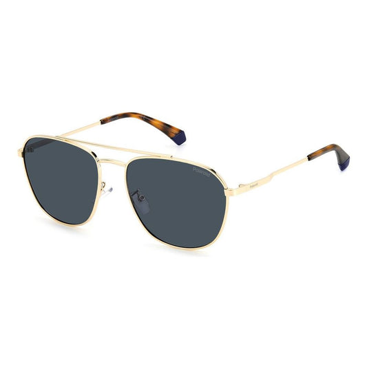 Polaroid Gold Stainless Steel Sunglasses Polaroid