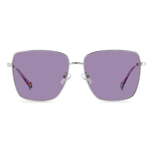 Polaroid Gray Metal Sunglasses Polaroid Dark Gray