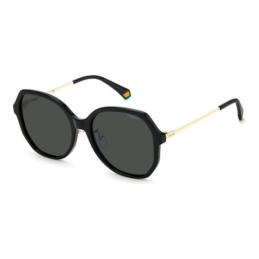 Polaroid Black Plastic Sunglasses Polaroid Dark Slate Gray