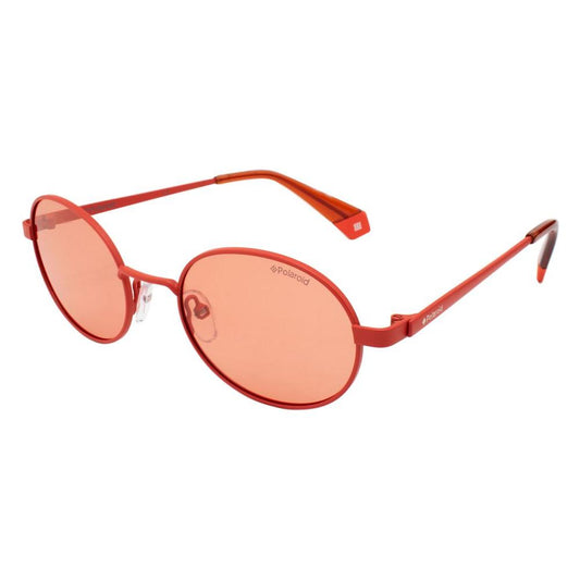 Polaroid Orange Metal Sunglasses Polaroid Dark Salmon