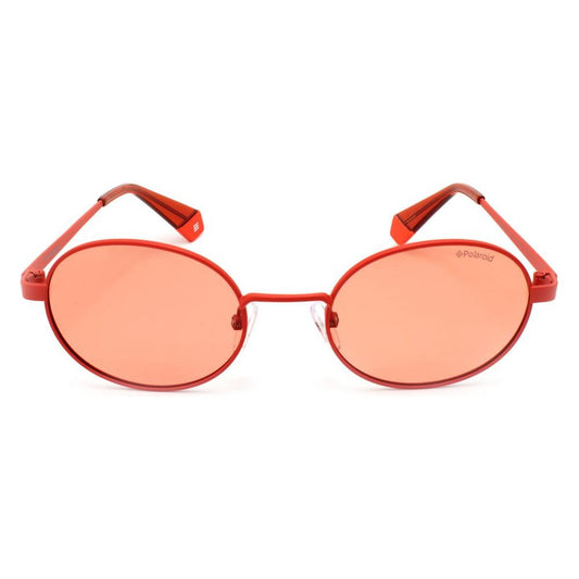 Polaroid Orange Metal Sunglasses Polaroid Light Salmon