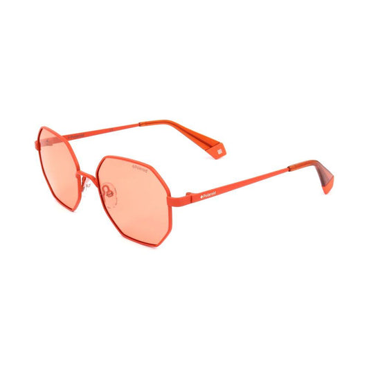 Polaroid Orange Metal Sunglasses Polaroid Light Salmon