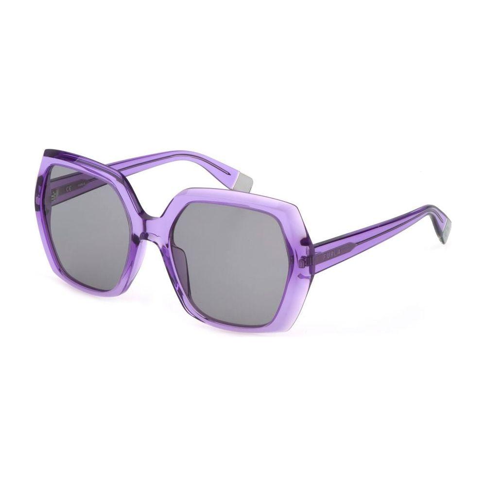 Furla Purple Plastic Sunglasses Furla Dark Gray
