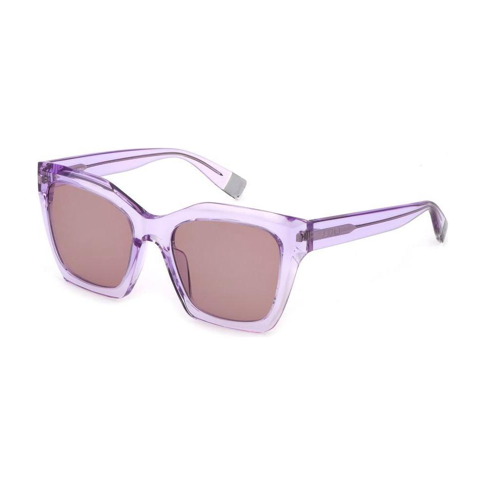 Furla Purple Plastic Sunglasses Furla Dark Gray