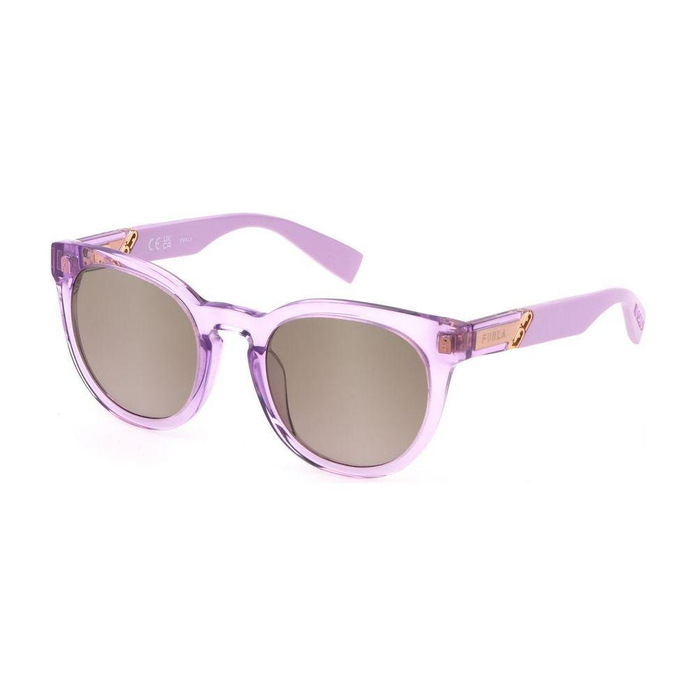 Furla Purple Plastic Sunglasses Furla Dark Gray