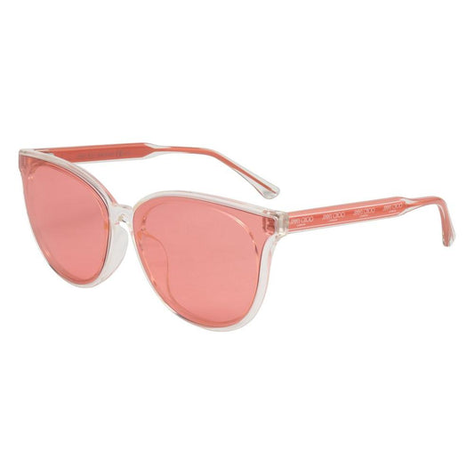 Jimmy Choo Transparent Acetate Sunglasses Jimmy Choo Dark Salmon