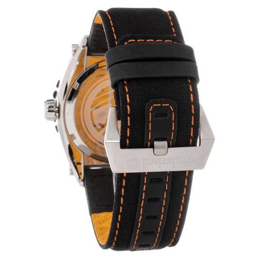 Timberland Black Leather Watch Timberland