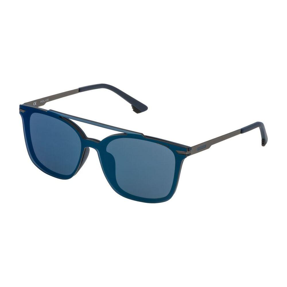 Police Blue Metal Sunglasses Police