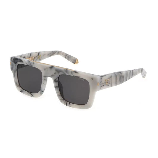 Police White Acetate Sunglasses Police