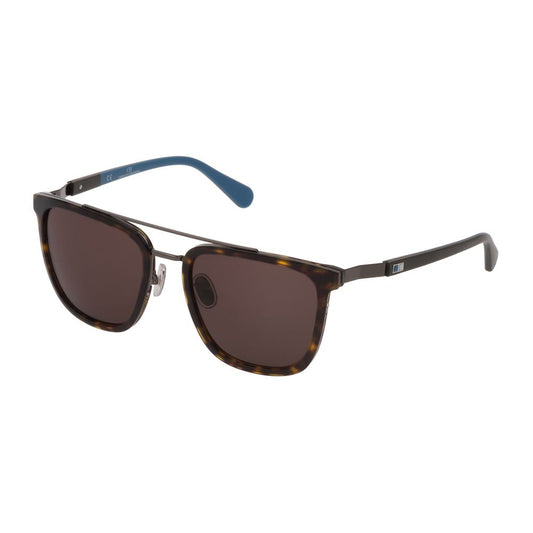 Carolina Herrera Brown Acetate And Metal Sunglasses Carolina Herrera