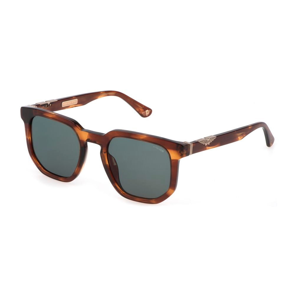 Police Brown Acetate Sunglasses Police