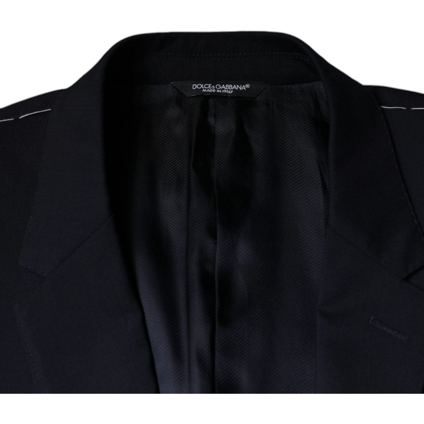 Dolce & Gabbana Dark Blue Formal Tuxedo 2 Piece Suit Dolce & Gabbana