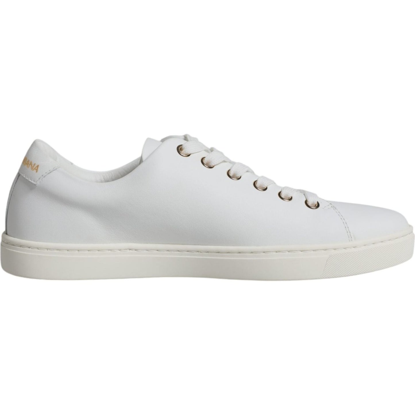 Dolce & Gabbana White Portofino Sacred Heart Sneakers Shoes Dolce & Gabbana