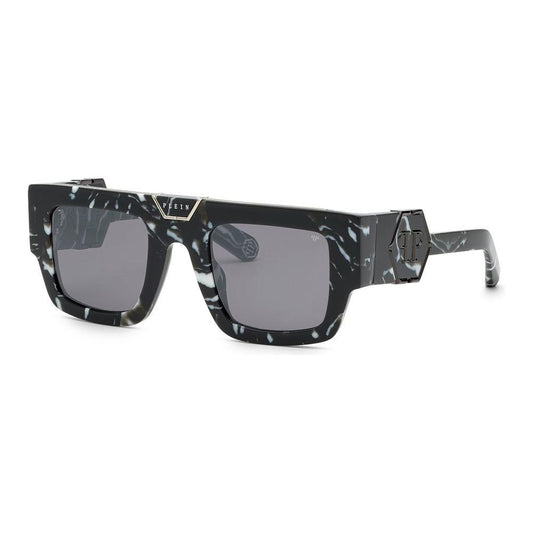Philipp Plein Black Acetate Sunglasses Philipp Plein Dark Slate Gray
