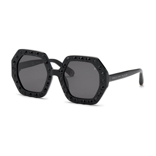 Philipp Plein Black Acetate Sunglasses Philipp Plein Dark Slate Gray