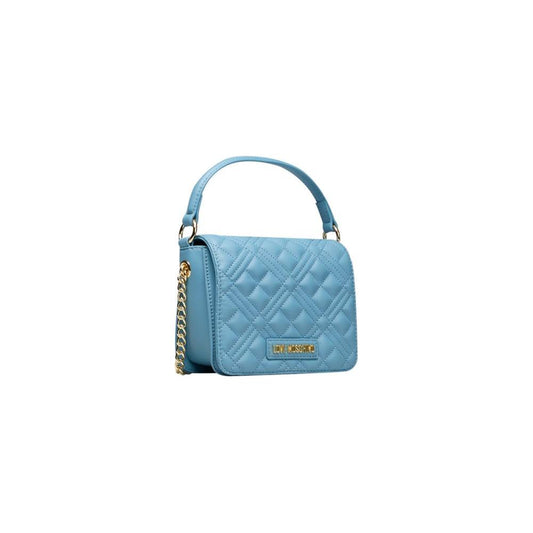 Love Moschino Light Blue Polyethylene Women Handbag Love Moschino