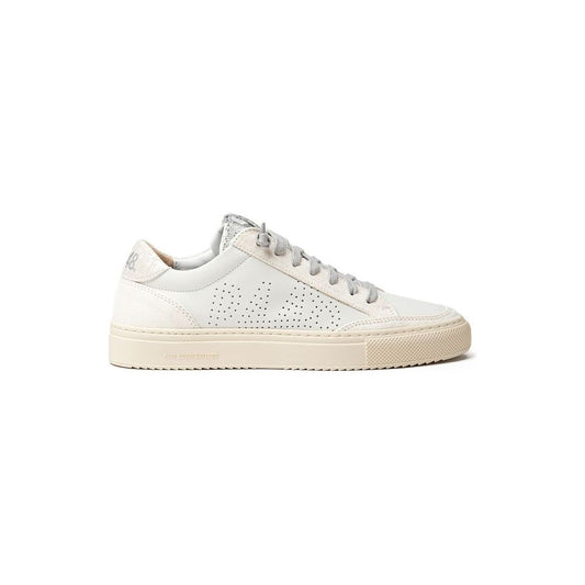 P448 White Leather Sneaker