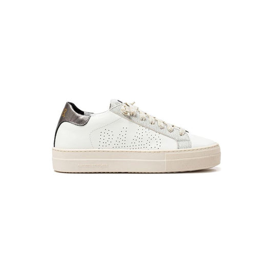 P448 White Leather Sneaker