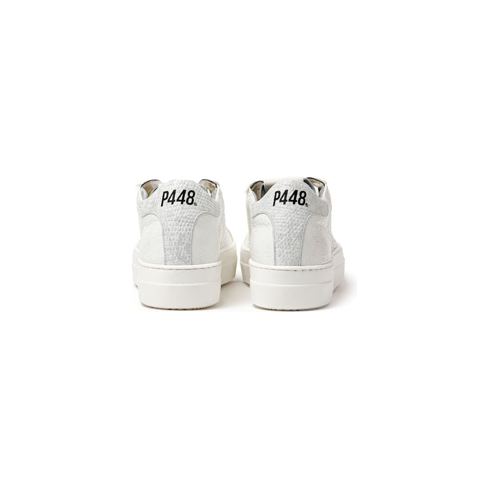 P448 White Leather Sneaker P448