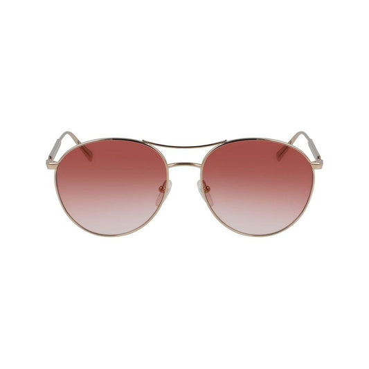 Longchamp Rose Gold Metal Sunglasses Longchamp