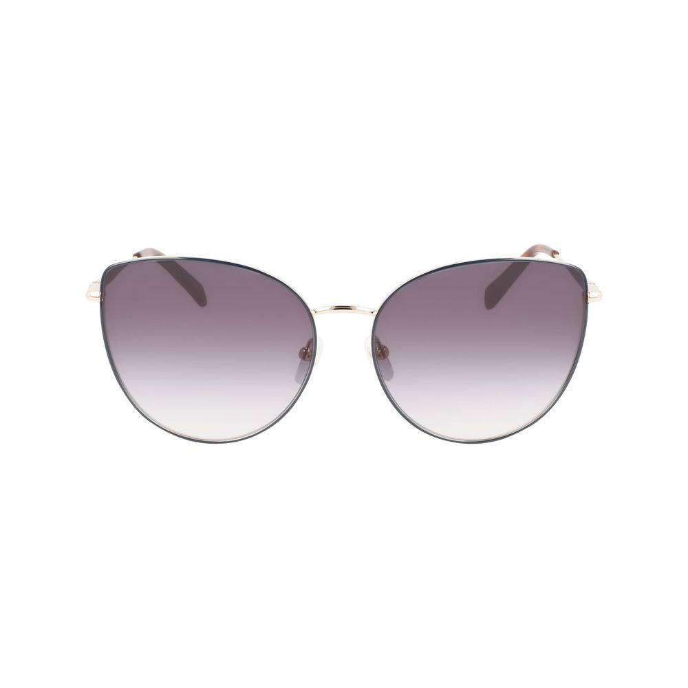 Longchamp Gold Metal Sunglasses Longchamp