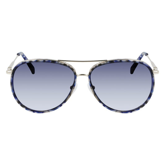 Longchamp Gold Metal Sunglasses