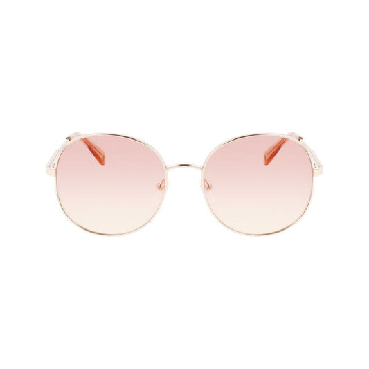 Longchamp Bicolor Metal Sunglasses Longchamp Antique White
