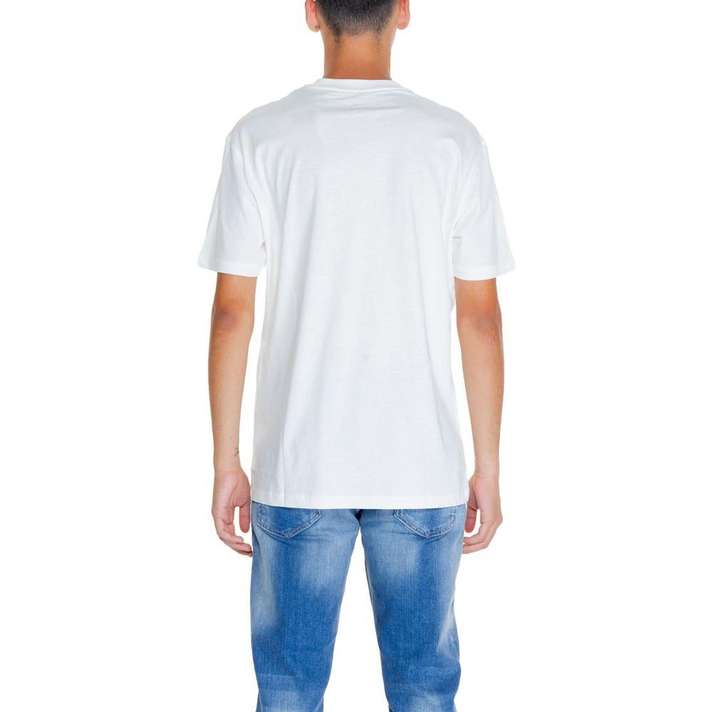 Armani Exchange White Cotton T-Shirt