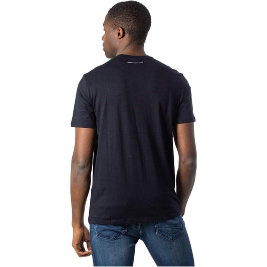 Armani Exchange Black Cotton T-Shirt Armani Exchange