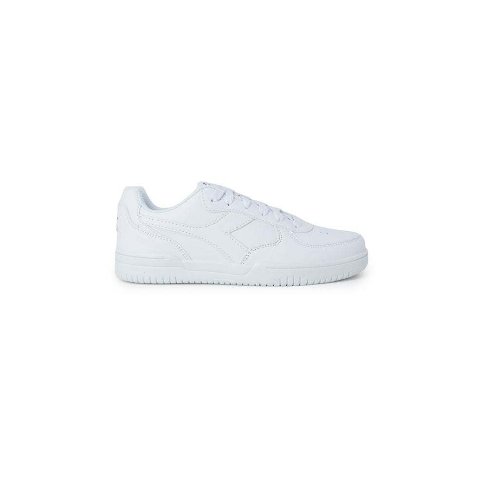 Diadora White Synthetic Leather Sneaker Diadora