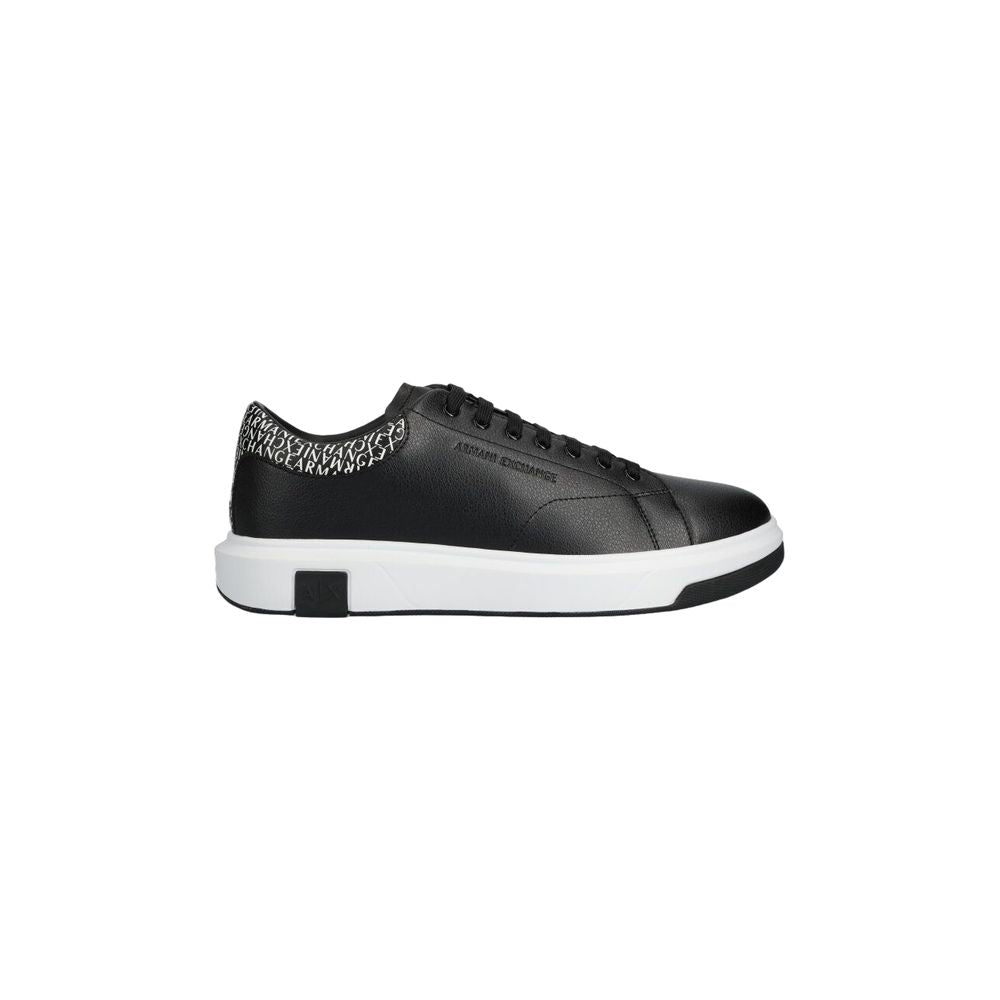 Armani Exchange Black Polyester Sneaker Armani Exchange