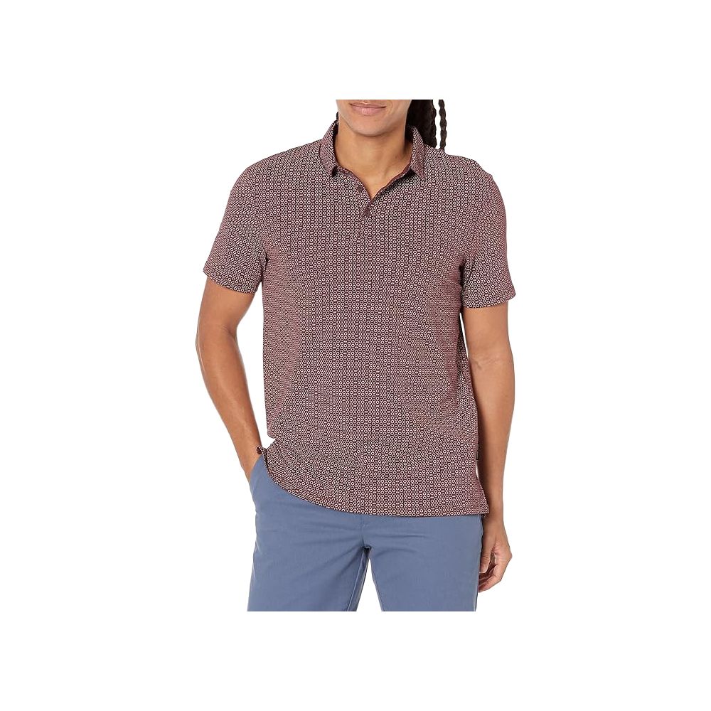 Armani Exchange Bordeaux Cotton Polo Shirt Armani Exchange