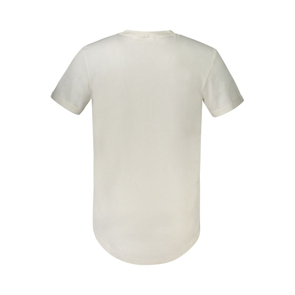 Calvin Klein White Cotton T-Shirt Calvin Klein