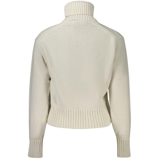 Calvin Klein White Cotton Sweater Calvin Klein