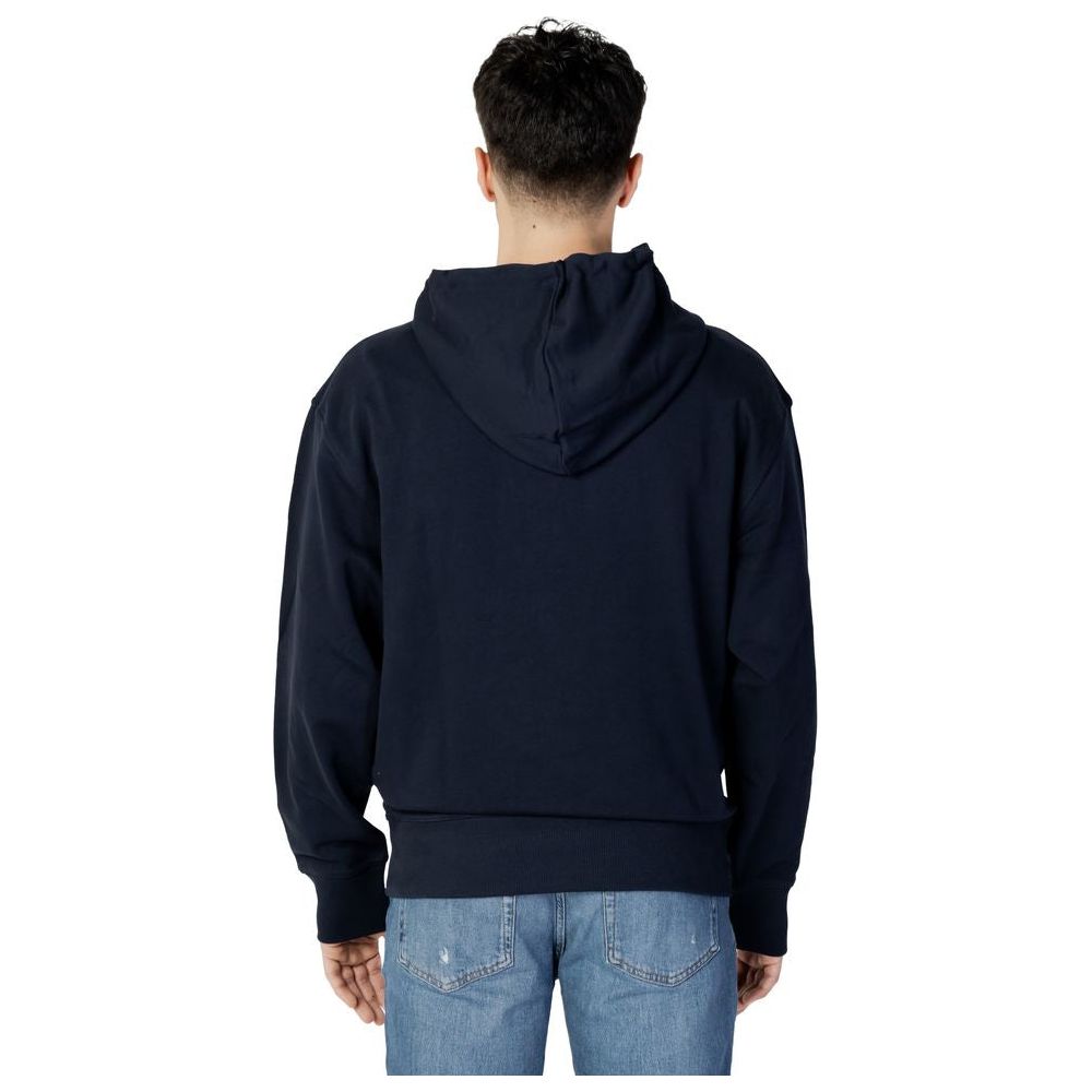 Hugo Boss Blue Cotton Sweater Hugo Boss