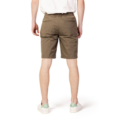 Suns Green Nylon Bermuda Shorts Suns