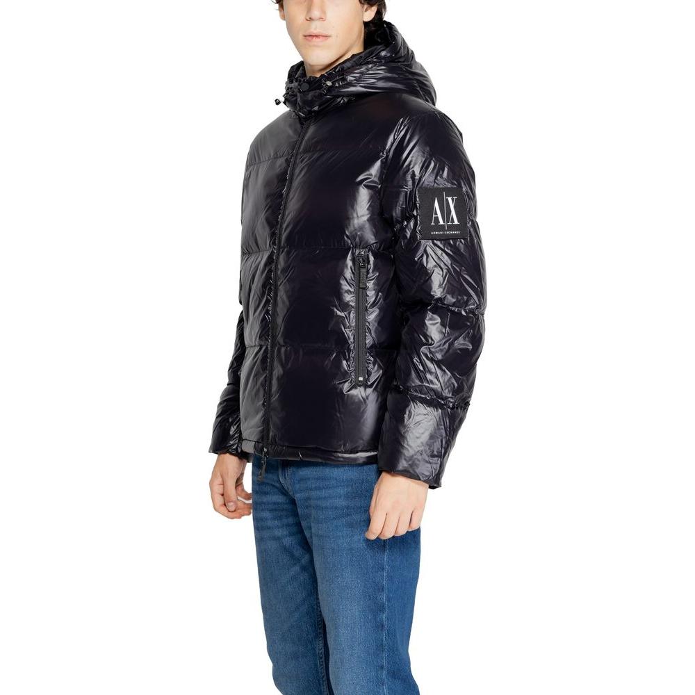 Armani Exchange Black Polyamide Jacket Armani Exchange