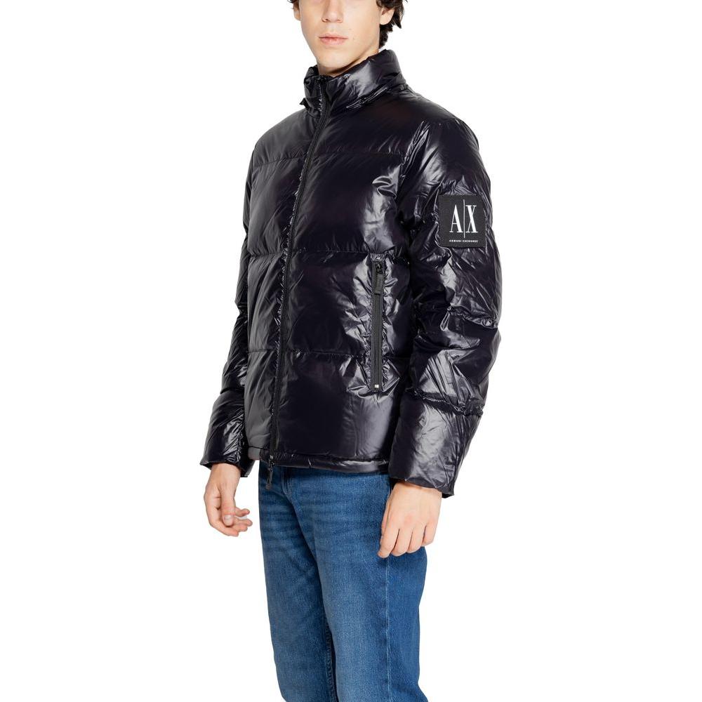 Armani Exchange Black Polyamide Jacket Armani Exchange