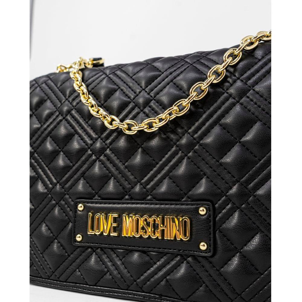 Love Moschino Black Polyethylene Handbag Love Moschino