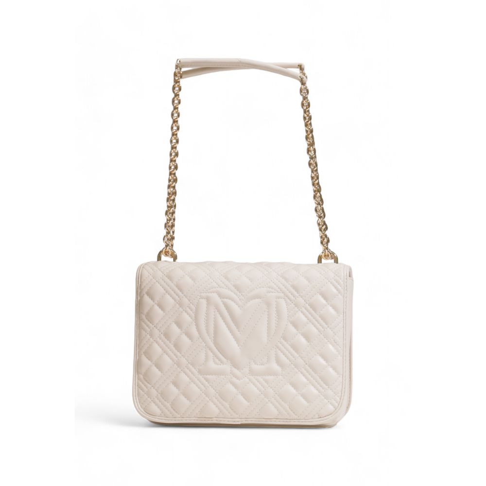 Love Moschino Beige Polyethylene Handbag Love Moschino